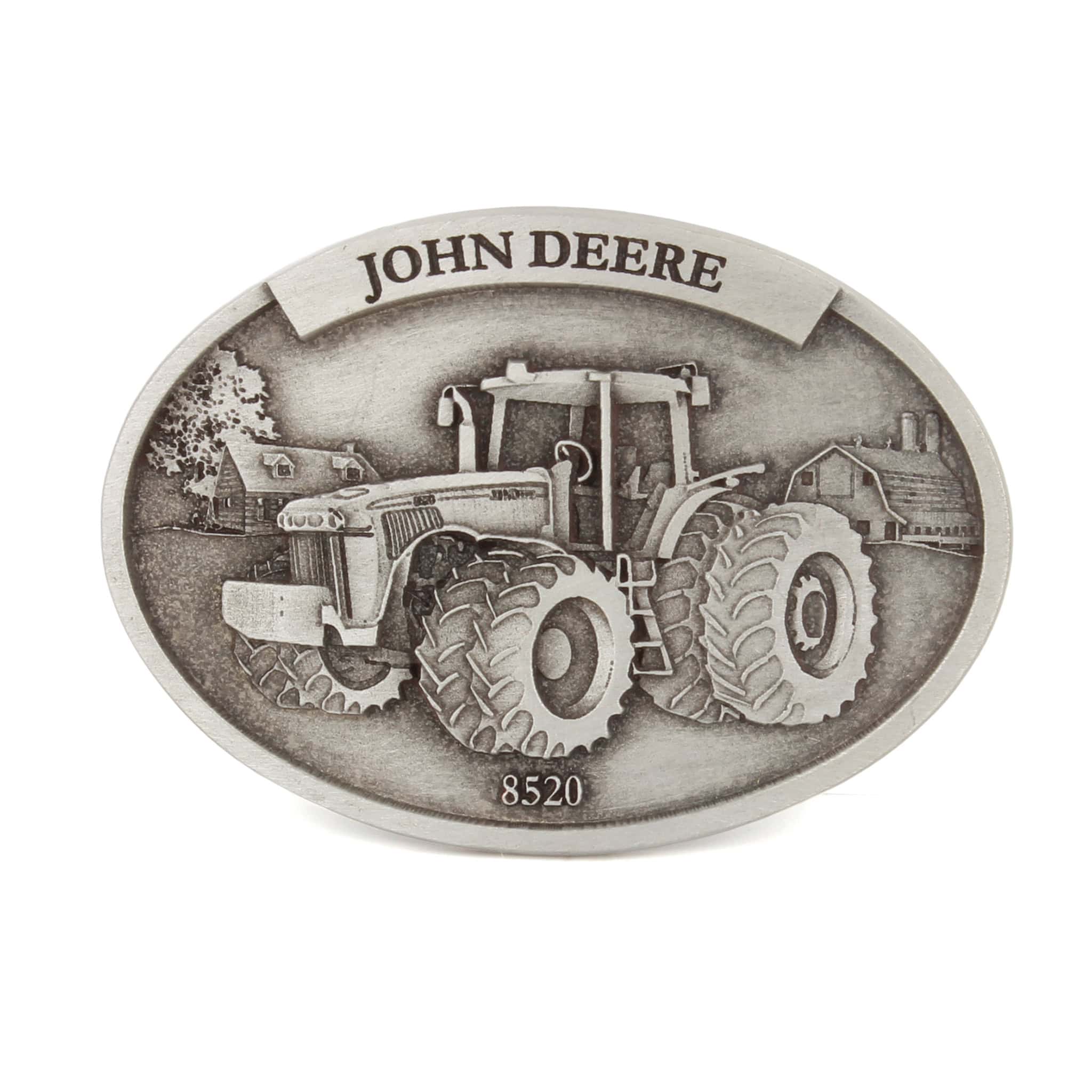 Vintage John Deere 8520 Tractor Belt Buckle by SpecCast