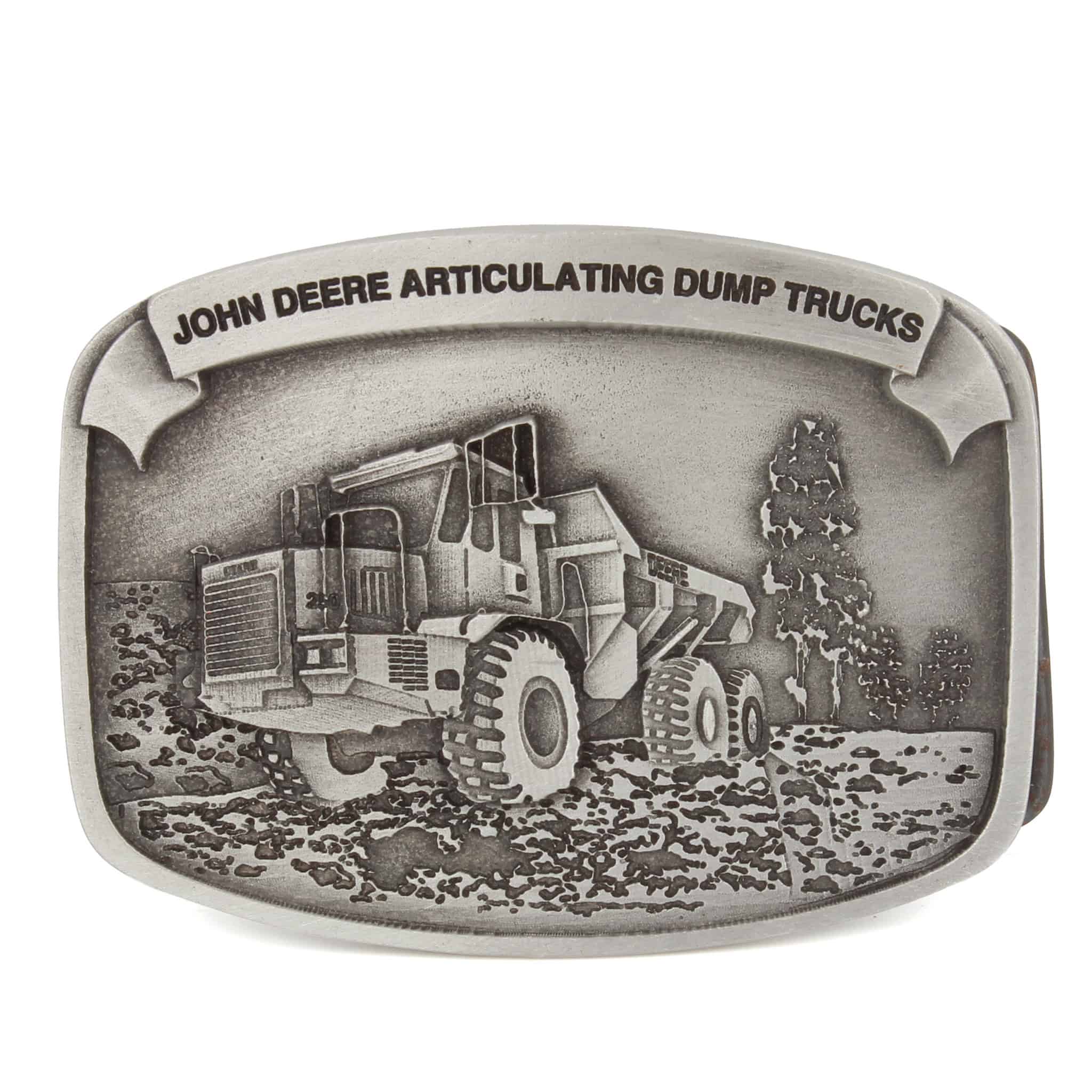 Vintage John Deere Articulating Dump Truck Belt Buckle by SpecCast