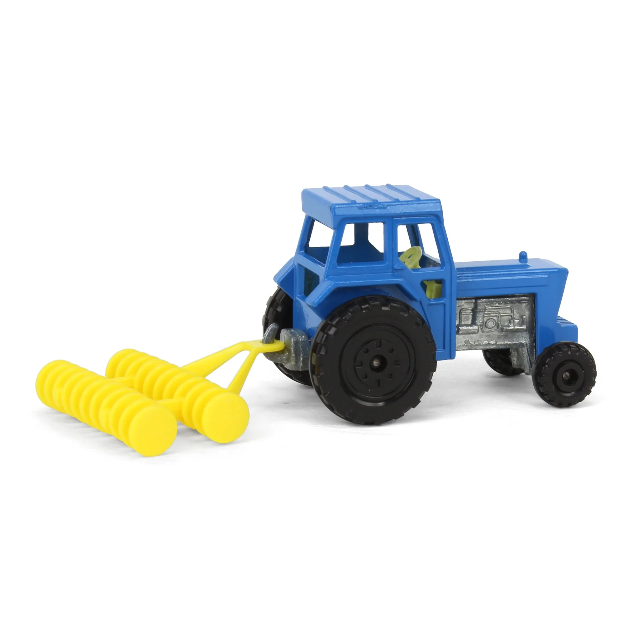Vintage Matchbox Ford Tractor with Harrow - Image 3