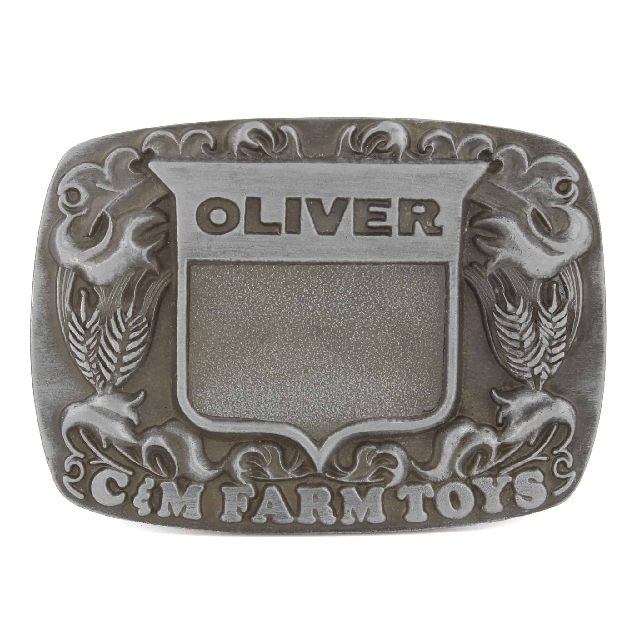 Vintage Oliver C&M Farm Toys Belt Buckle