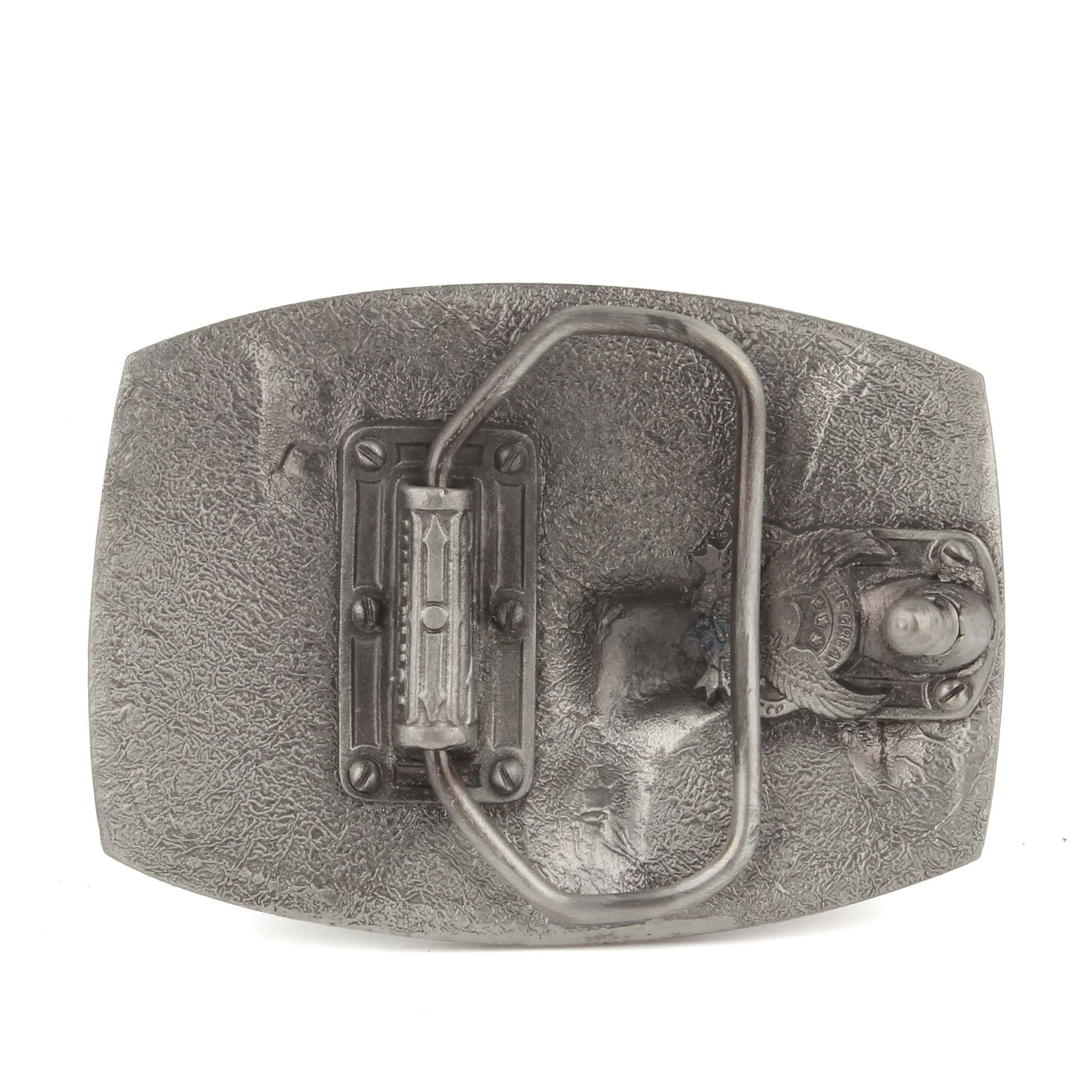 Vintage Pewter Belt Buckle Featuring White & Cockshutt 1930-1968 - Image 2