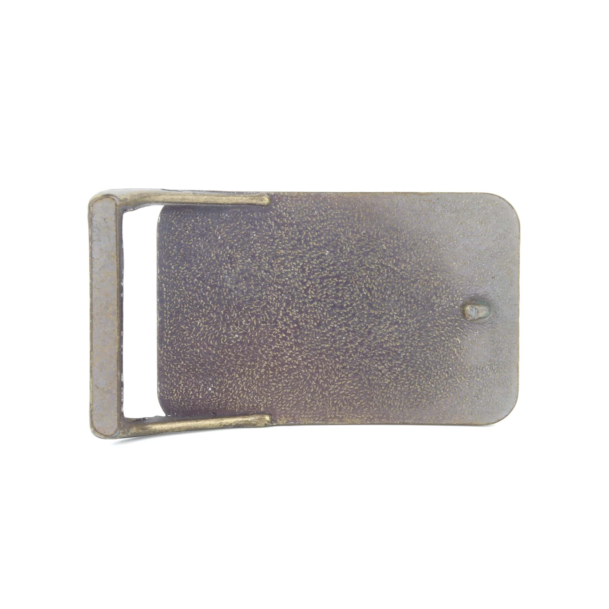 Vintage Southard Implement Co Marshalltown, Iowa Leather Belt Buckle - Image 2