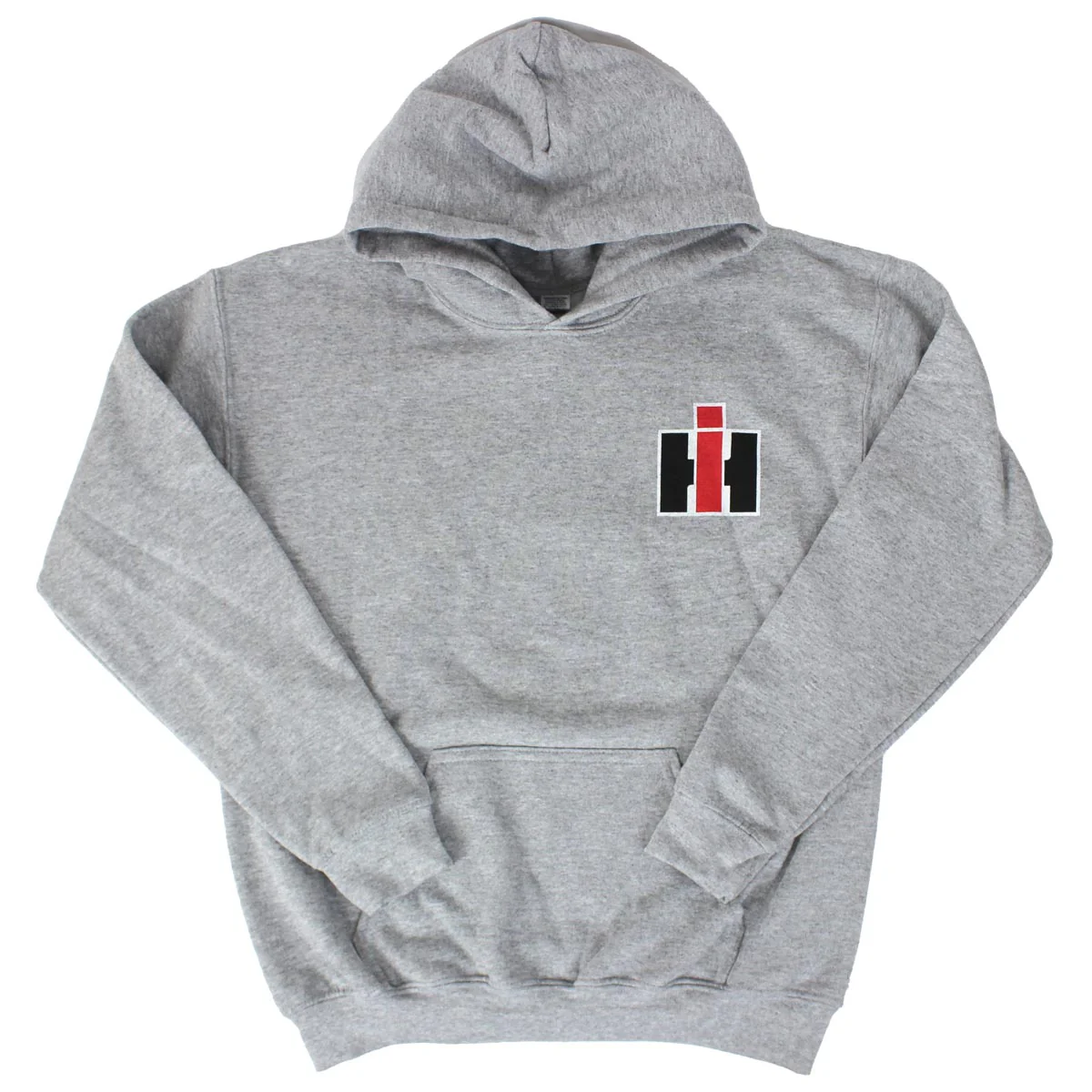 Youth International 1460 Combine Gray Hooded Sweatshirt - Image 2
