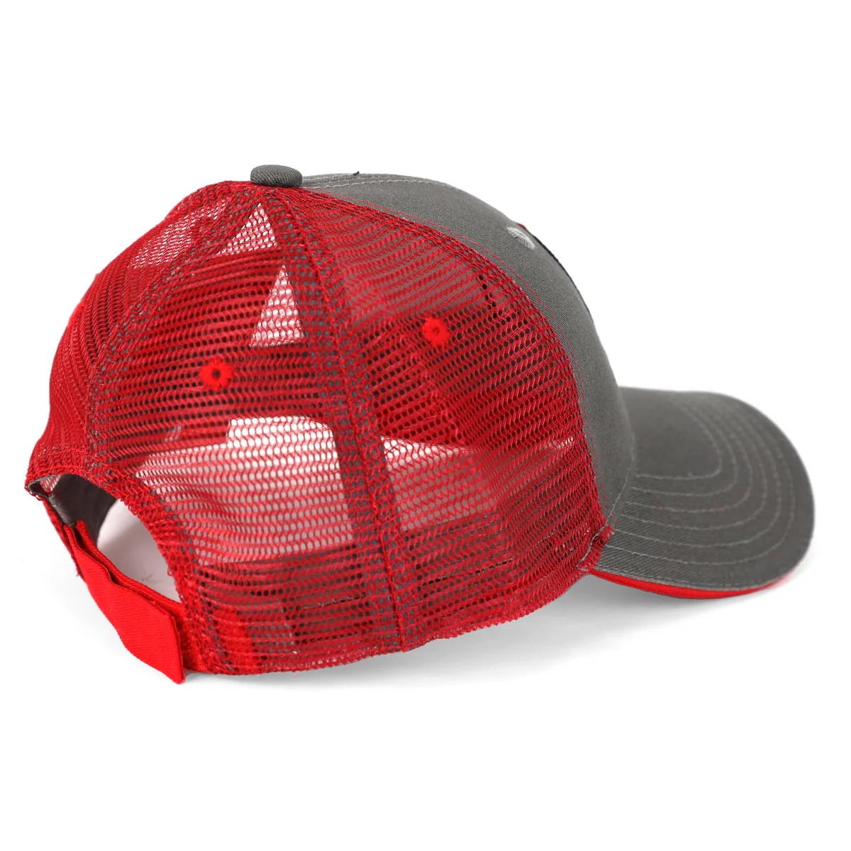 Youth International Harvester Gray Hat with Red Mesh Back A1731 - Image 2