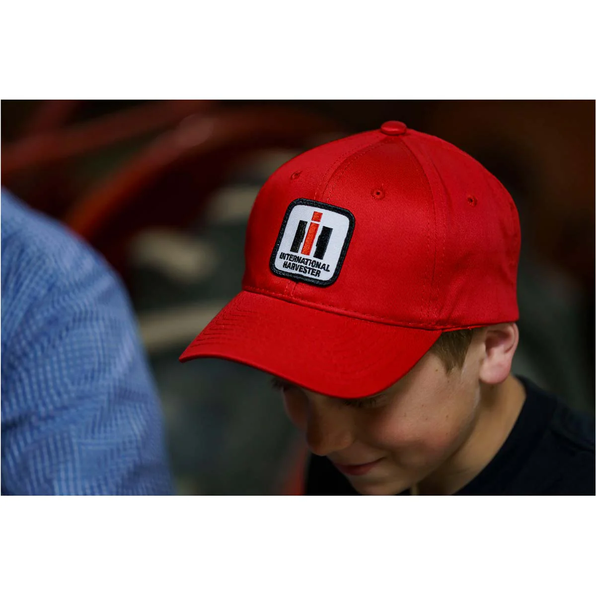 YOUTH International Harvester Logo Red Cap - Image 2