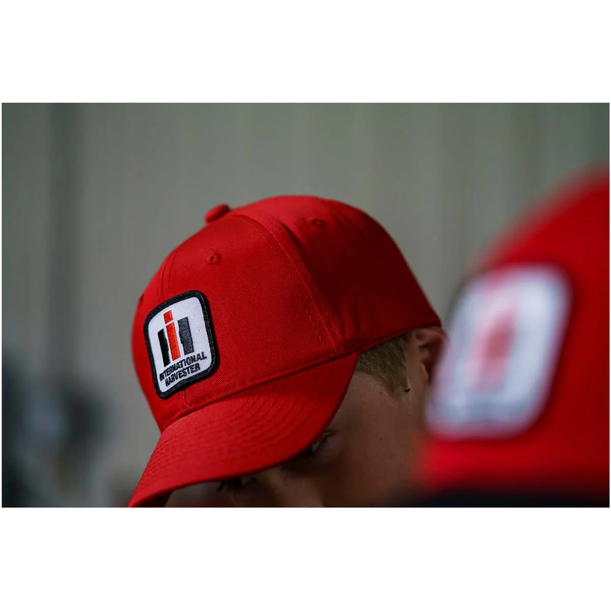 YOUTH International Harvester Logo Red Cap - Image 3