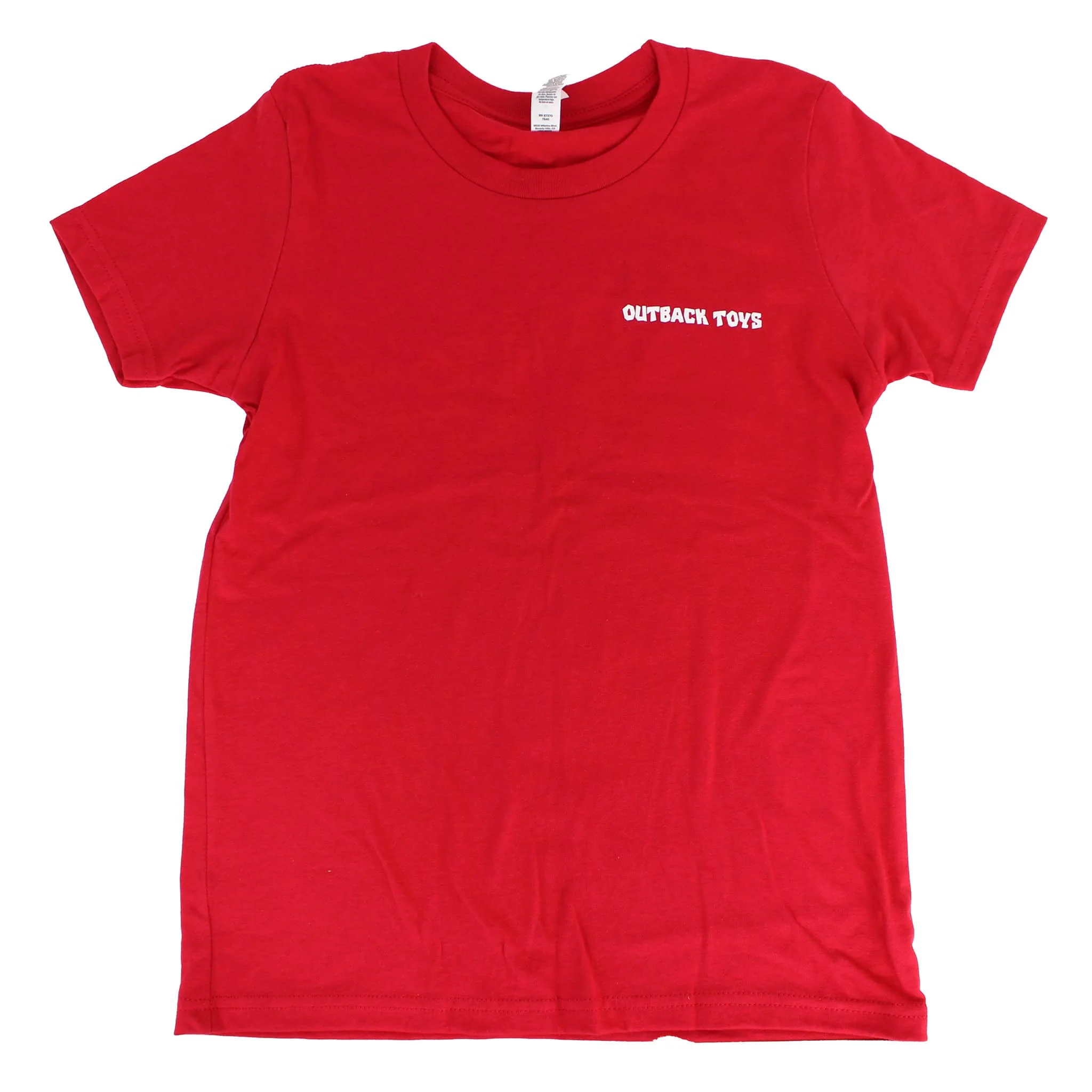 Youth Outback Toys Shortsleeve Red T-Shirt - Image 2